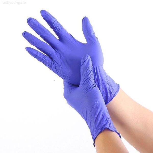 

food usa gloves, 100pcs disposable 6-color rubber latex and beverage thicker durable househxec kmlr