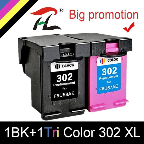 

htl 302xl remanufactured cartridge replacement for 302 302 xl ink cartridge for deskjet 1110 1111 1112 2130 2131 printer