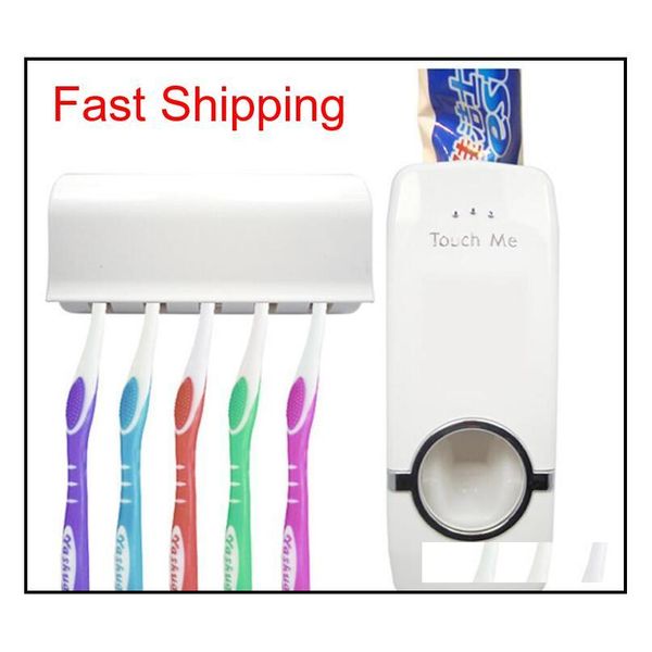 

new matic toothpaste dispenser toothbrush holder sets,toothbrush family sets wh qylnsq packing2010