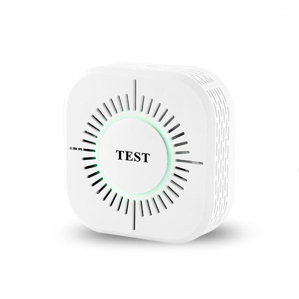 

smoke detector wireless 433mhz fire security alarm protection alarm sensor for home factory security system1, Black;white