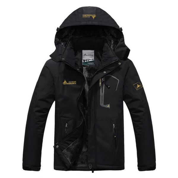 

outdoor winter inner fleece waterproof jacket brand sports warmer coat hiking camping trekking skiing male jackets n, Blue;black