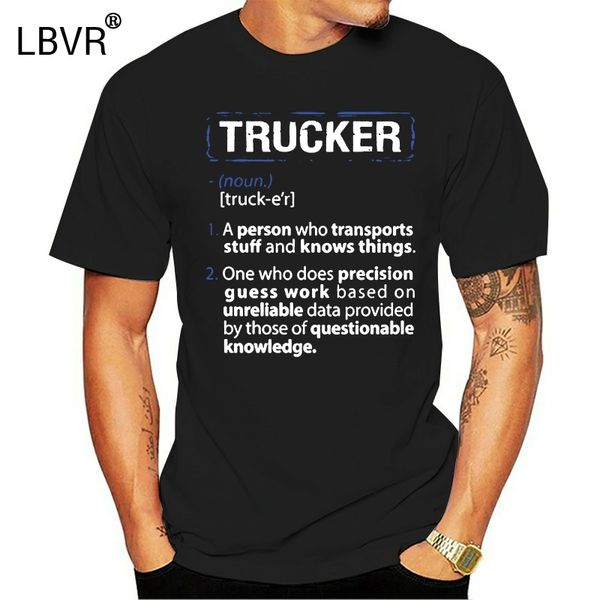 

men t shirt trucker a person who transports stuff and knows things version2 women t-shirt sport hooded sweatshirt hoodie