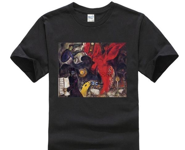 

the falling angel t shirt by marc chagall men t-shirt sport hooded sweatshirt hoodie