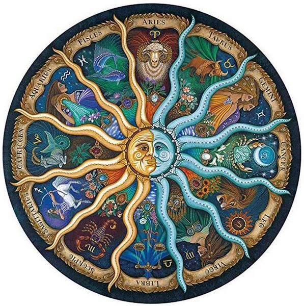 

landscape puzzle 500 pieces zodiac horoscope puzzle toys collection diy constellation jigsaw paper puzzles home decoration