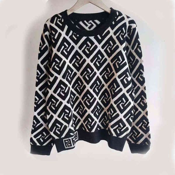 

women's sweaters designer women sweater knit letter knitted long-sleeved cardigan fashion casual jacket v-neck knitwear shirts ld4f, White;black