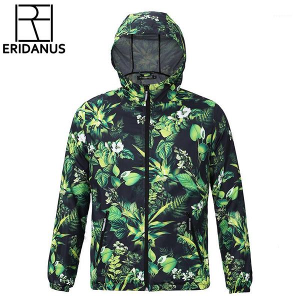 

new autumn winter lovers hooded windbreaker europe college style waterproof jacket male anti-uv personalized printing coat m3751, Black;brown