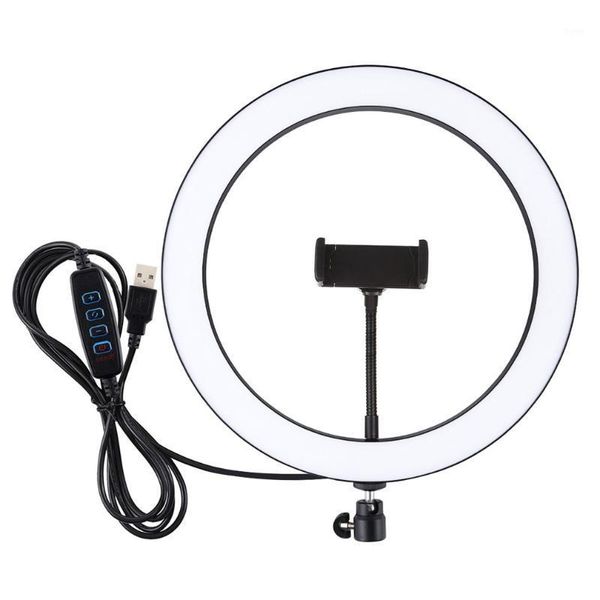 

flash heads 30cm 11.8 inch rgb dimmable led ring pography light selfie fill tripod with phone clip1