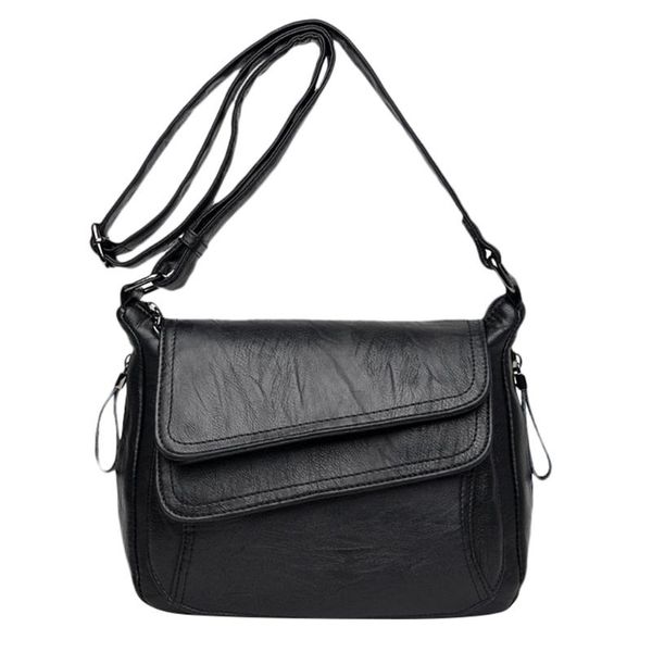 

fashion great present ladies square luxury soft leather versatile satchels messenger bag shoulder bag flap pocket exterior may 7