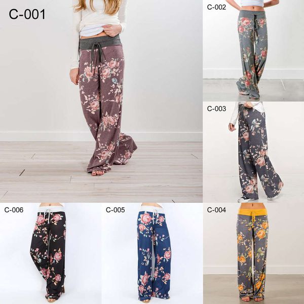 

bandage casual fashion loose lace up camouflage printed pants 8042, White