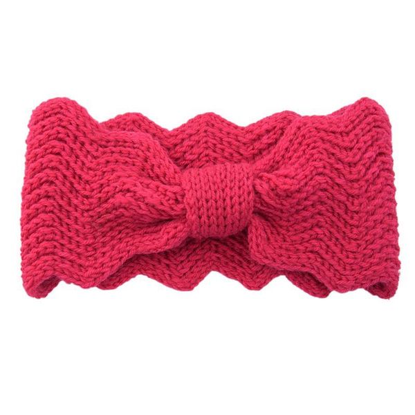 

big wave knitted wool headband head wrap winter women ear warmer sweet elastic hairband crochet headwrap turban hair accessories q bbybaa