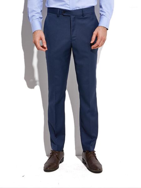 

dark blue man formal pants custom made trousers for men office wear classic pants men slim pantalon homme classique sur mesure1, White;black