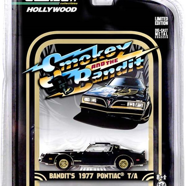 

greenlight 1:64 1977 pontiac t/a smokey alloy model car metal toys for childen kids diecast gift