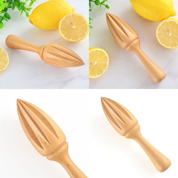 

beech lemon juicer manually wooden lemon squeezer orange citrus juice extractor lemon reamer without lacquer wax 88 g2