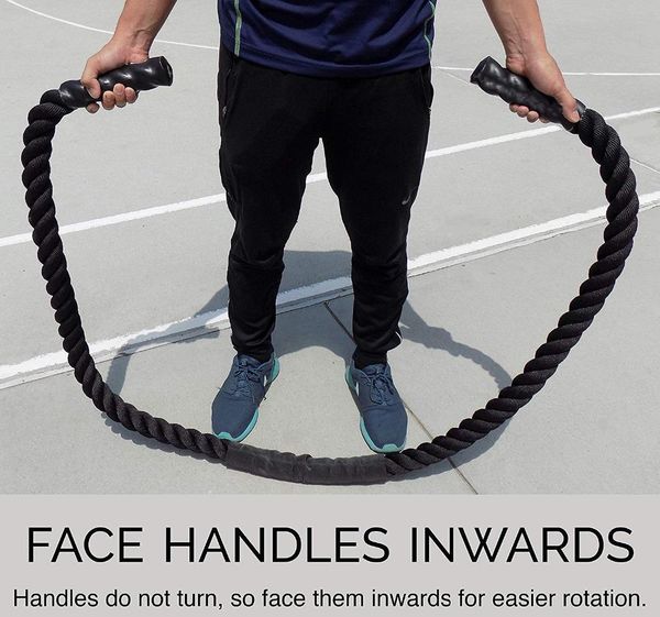 

heavy jump rope fitness skipping weighted ropes durable professional power training to improve strength home gym equipment jllbuoh eatout