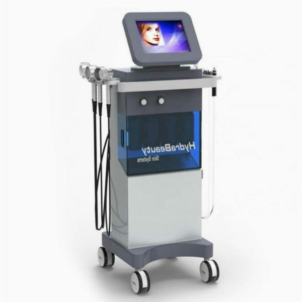 

stock in usa 8 in 1 hydra facial machine rf skin rejuvenaiton microdermabrasion hydro dermabrasion bio-lifting wrinkle removal spa