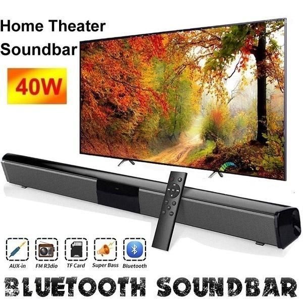 

luxury upgrade super heavy bass home theater surround sound bar wireless bluetooth soundbar stereo speaker tv subwoofer present1
