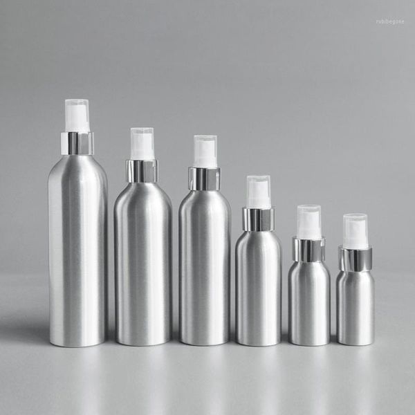 

storage bottles & jars 30/50ml empty metal aluminum spray containers perfume container perfumes bottle with mist sprayer pump1