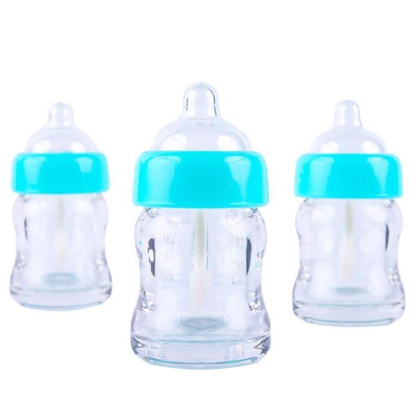

6ml milk baby bottle plastic lipgloss empty tube cosmetic novelty nipple lip gloss packaging container