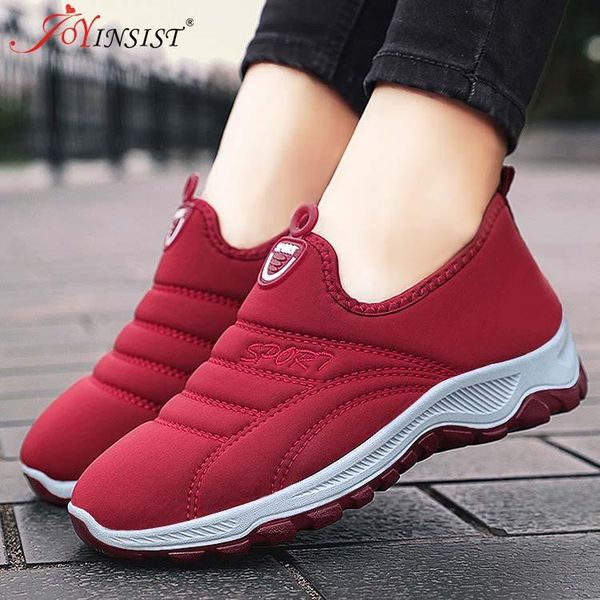 

2020 snow boots women shoes warm plush fur ankle boots winter female slip on flat casual shoes waterproof ultralight footwear, Black