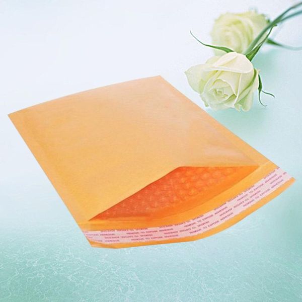 

gift wrap 50pcs 130x170mm kraft bubble film mailing envelope bags with customizing