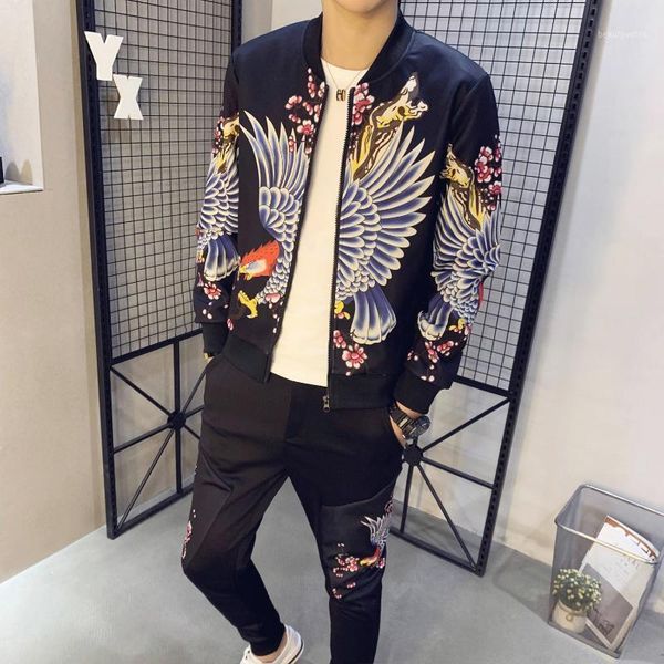 

tracksuit men sweatshirt homem man sport 2 piece sets sport suit jacket + pants moda hombre 2020 ropa spring chandal hombre11, Gray