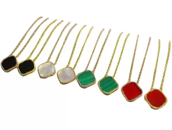 Regalo classico delle collane del trifoglio di modo elegante della collana per il pendente dei gioielli della donna Colore 12 di alta qualità Con la scatola ha bisogno di un costo aggiuntivo