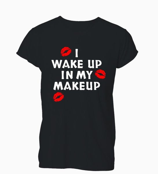 

new men t shirt fashion popular style man i wake up in my make up funny tumblr swag t-shirt mens sport hooded sweatshirt hoodie