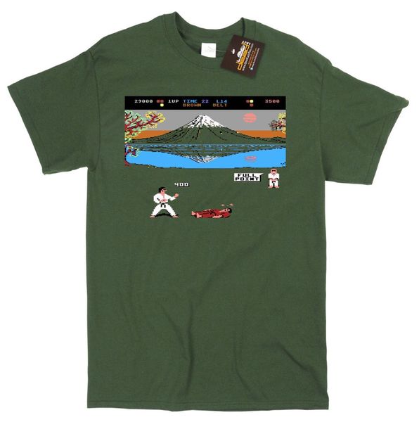 

международный каратэ вдохновленный игры t shirt gaming summer бренд мужской homme бренд для мужчин печать tee shirt спорта с капюшоном hoodi