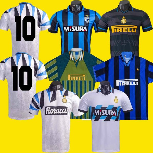 

1992 1993 1995 1996 inter retro soccer jersey 95 96 roberto carlos zanetti bergomi branca bergkamp ince berti classic vintage home away 3rd, Black;yellow