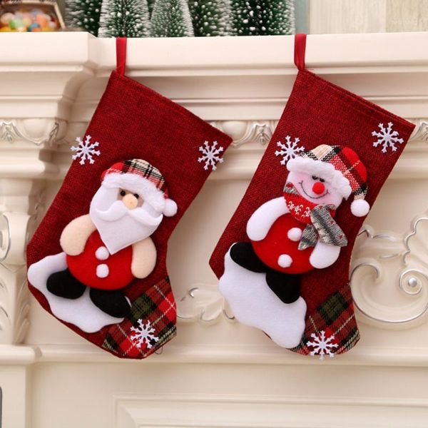 

christmas decorations medium linen socks gift bags hanging 41