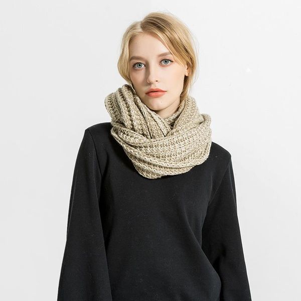 

korean version of wool scarf twist white twig pattern bib, Blue;gray