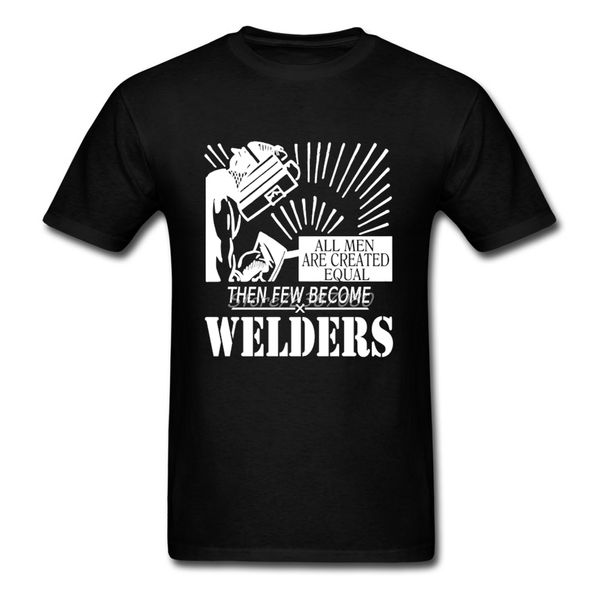 

all are created equal the few become welders boyfriend brand xxxl short sleeve men's shirts sport hooded sweatshirt hoodie men t shirt