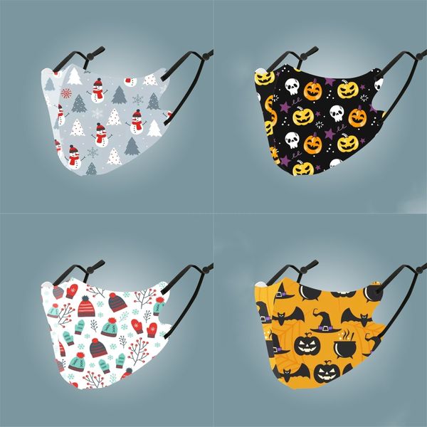 

anti dust face mouth mask dustproof anti-l washableice silk designer printed masks#311, Black