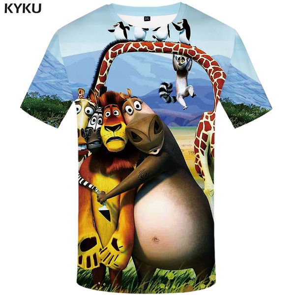 

brand bear russia printed anime street 3d print shirts aesthetic graphic comics men clothing