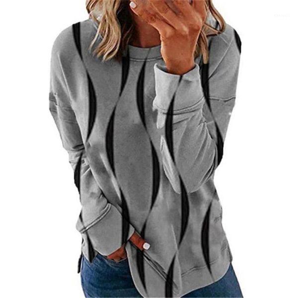 

long sleeve women's blouse shirt autumn casual printing round collar loose shirts vintage harajuku streetwear sweatshirts1, White