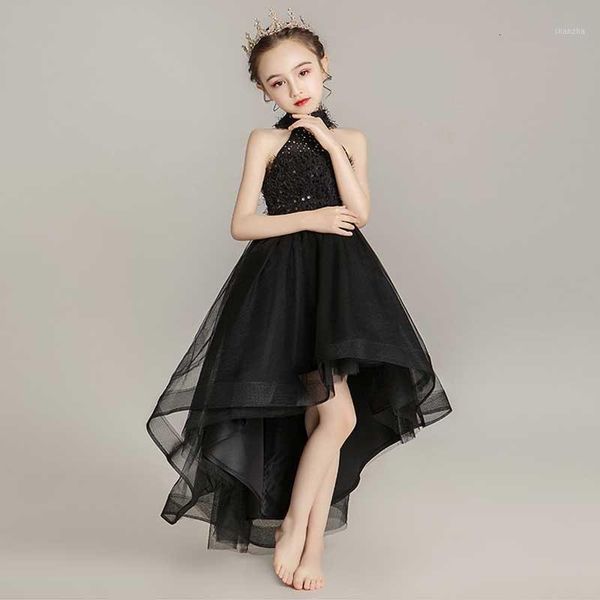 

children princess girl qipao long birthday evening gown china baby chinese new year clothes black sleeveless cheongsam kids1, Red