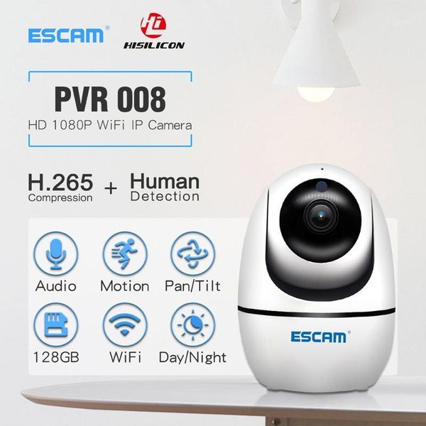 

cameras humanoid tracking escam pvr008 security wifi camera 2mp 1080p wireless ptz motion detection p2p mini ip1