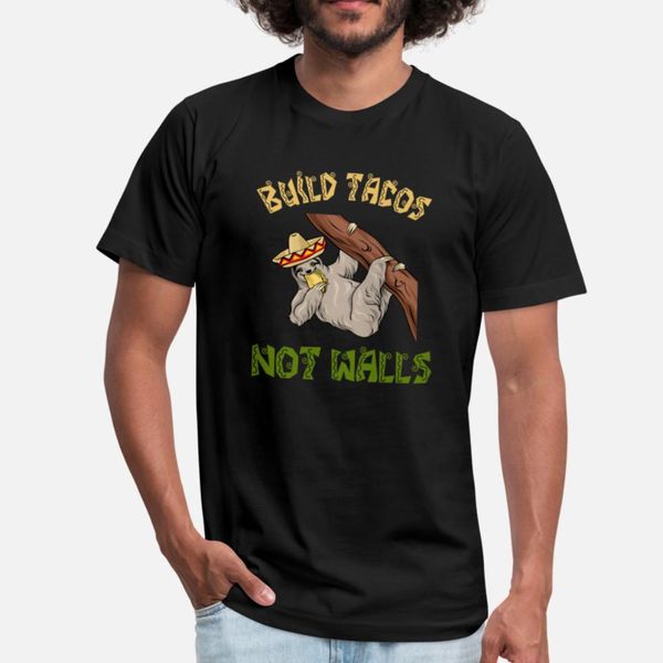 

build tacos not walls - cinco de mayo sloth t shirt fun vintage tracksuit hoodie sweatshirt