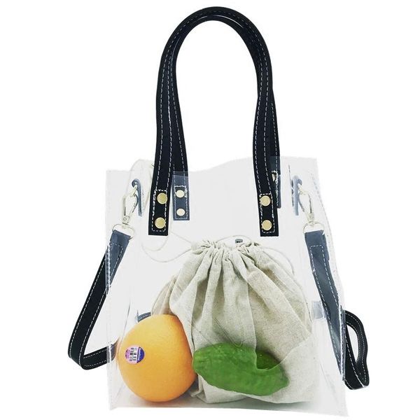 

women messenger bags transparent bag female 2020 new fashion summer jelly portable messenger bags