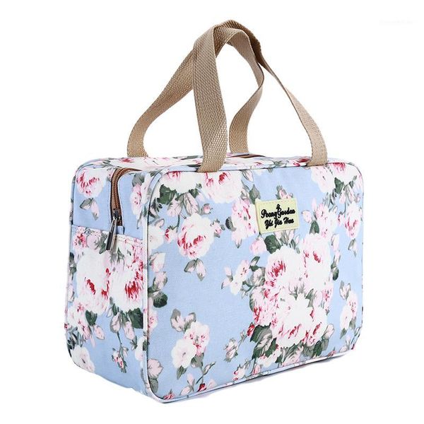 

cosmetic bags & cases waterproof women printing storage organizer handbag travel toiletry bag makeup necessaries1