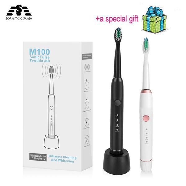 

sarmocare m100 electric ultrasonic toothbrush sonic toothbrushes ipx7 waterproof replacement battery tooth brush teeth brushes1