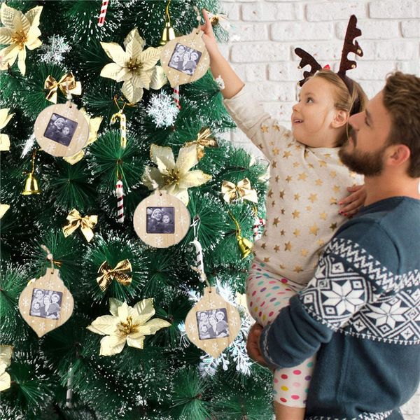

home p frame decorations for wooden kids gify diy pendant christmas ree ornaments noel navidad 2021 new year gift