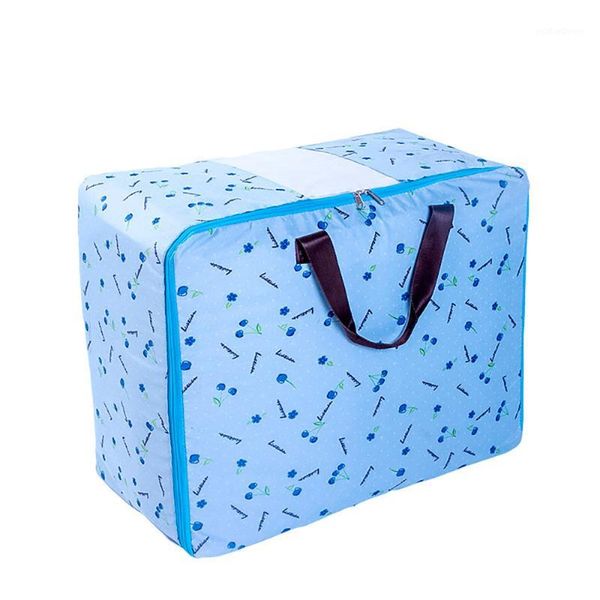 

storage boxes & bins 40^multicolor cute large vintage floral laundry shopping tote bag reusable bags zipped home travel bag1