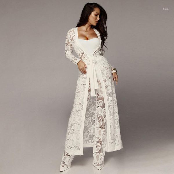 

two piece dress fashion beach 3 set women clothes cardigan dress+strapless crop +wide leg pants suits bodycon outfits three set1, White