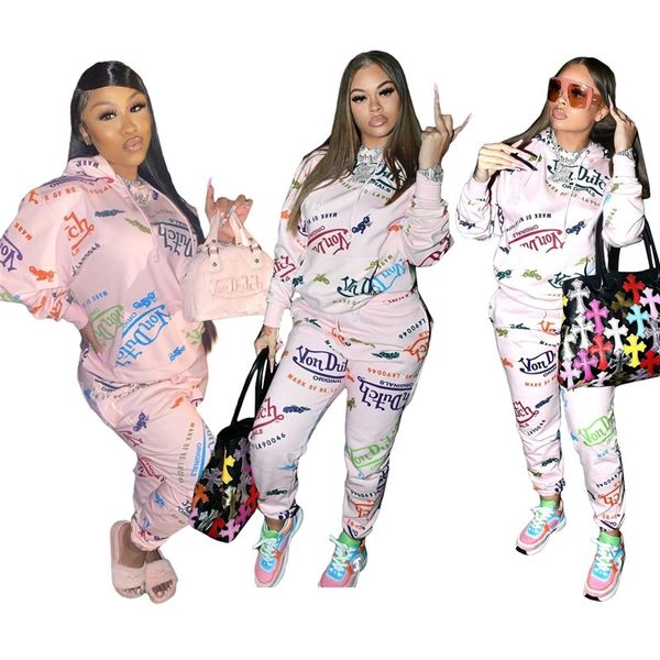 

plus size women tracksuit fashion letters hooded hoodies sweater pant trousers pullover sweatshirts outfit two piece sports suits g11904, Gray