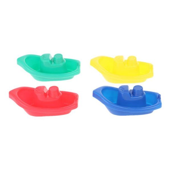 

bath toys 4pcs little boat train toy bathroom baby abs swimming pool gift dec17