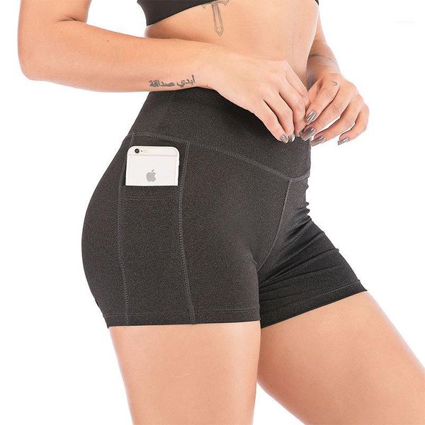 

yoga outfits women 2 in 1 high waist running shorts tight short woman sports gym fitness sportswear1, White;red