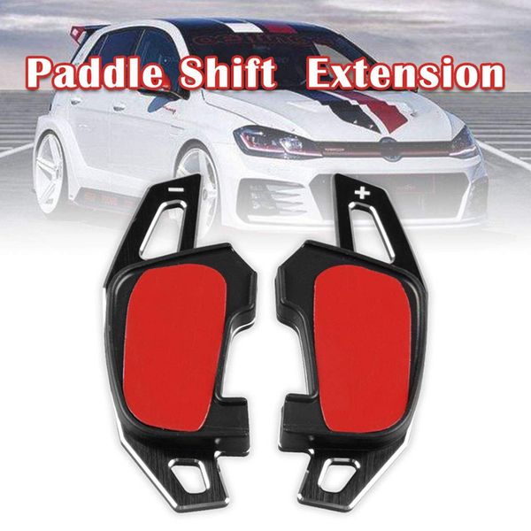 

paddle shifter extensions cnc billet aluminum steering wheels shift paddle fit for-vw volkswagen golf 7 mk7 gti (black