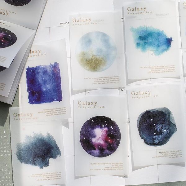 

galaxy fruits fruits ocean memo pad kawaii канцтовары цветок n раз липкие заметки портативный блокнот школьная школа снабжение papeleria jll