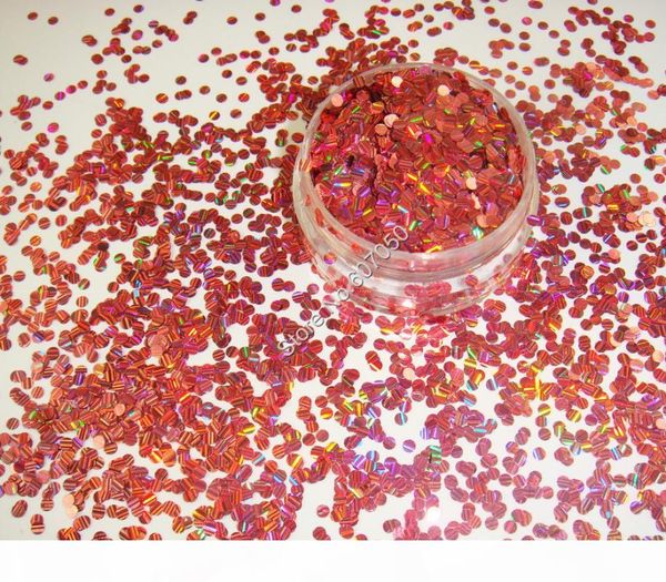 

2mm strip laser rose pink round dot flake spangle shape nail glitter for nail gel acrylic and makeup decoration, Silver;gold